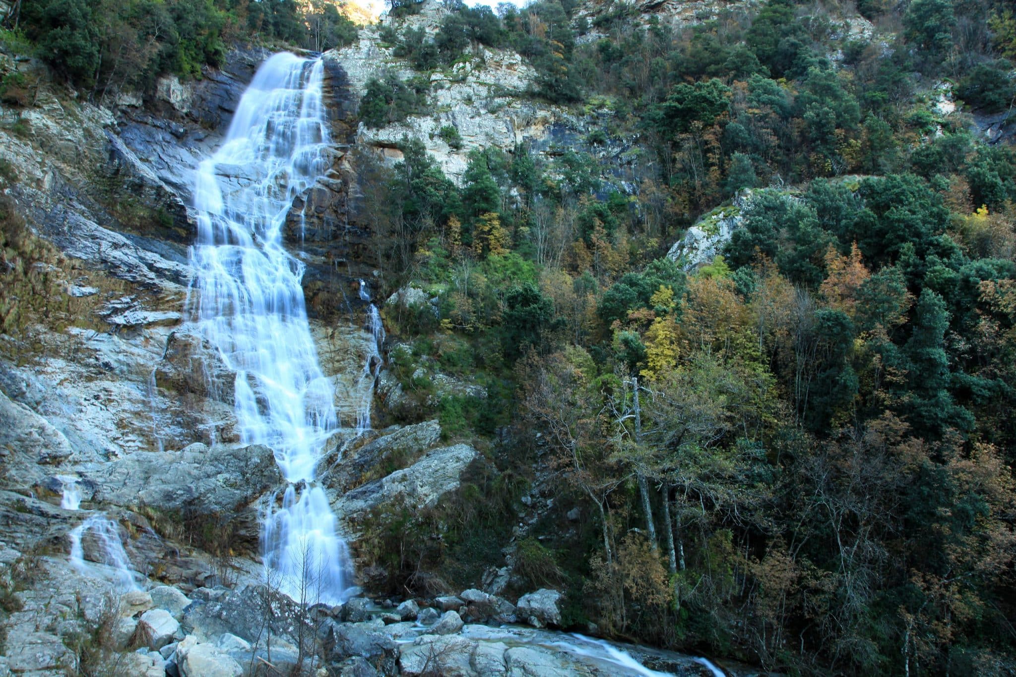 La cascade du Voile de la Mariée (Corse)