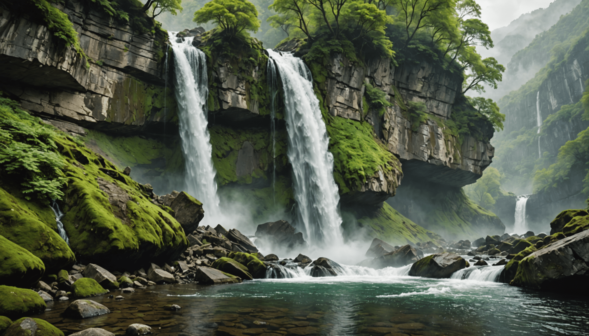 découvrez les processus naturels fascinants qui conduisent à la formation d'une cascade, de l'érosion des roches à l'écoulement de l'eau dans les paysages montagneux.