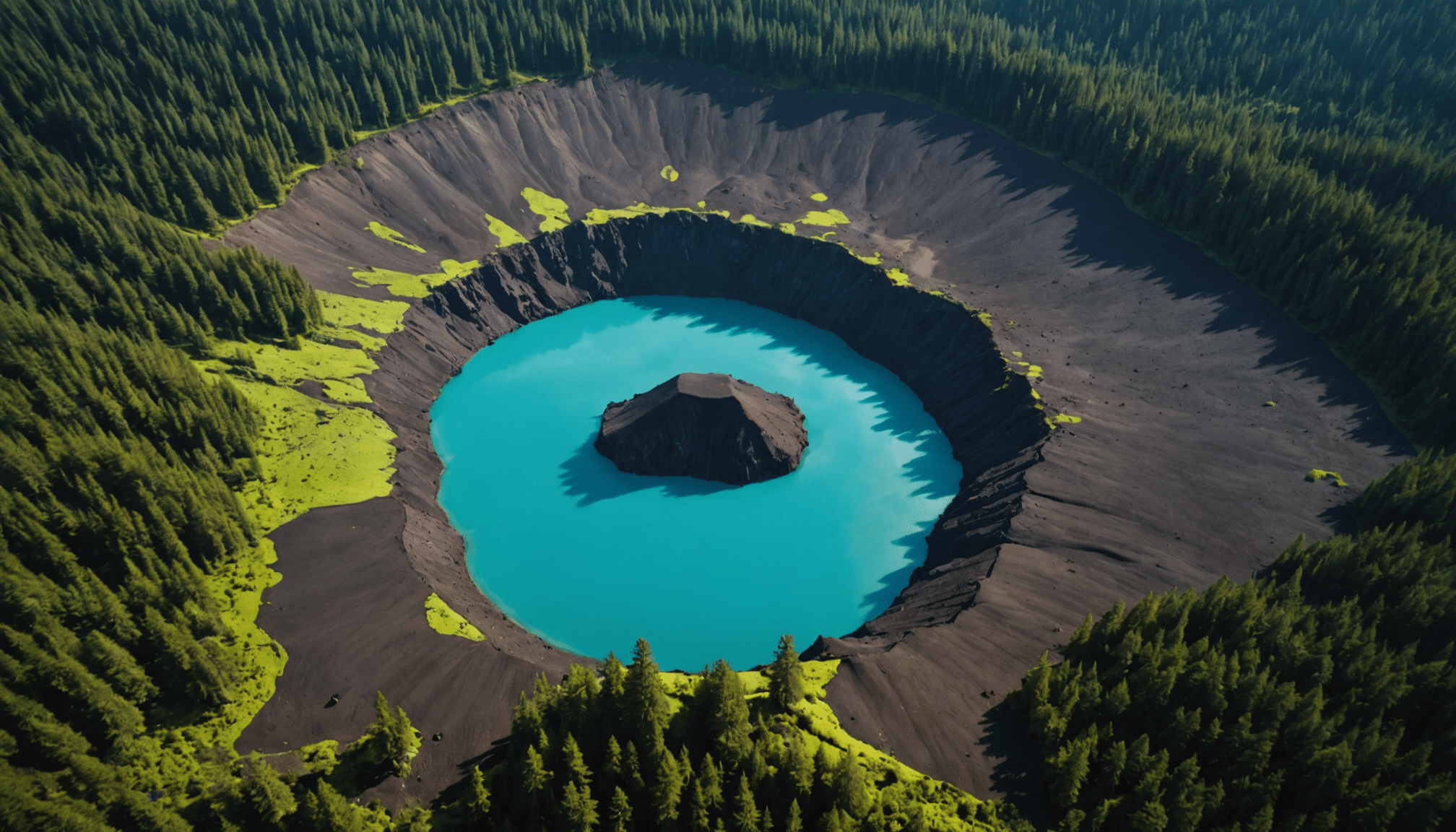 découvrez le processus naturel de formation d'un lac volcanique, depuis l'activité volcanique jusqu'à la collecte d'eau dans la caldeira.