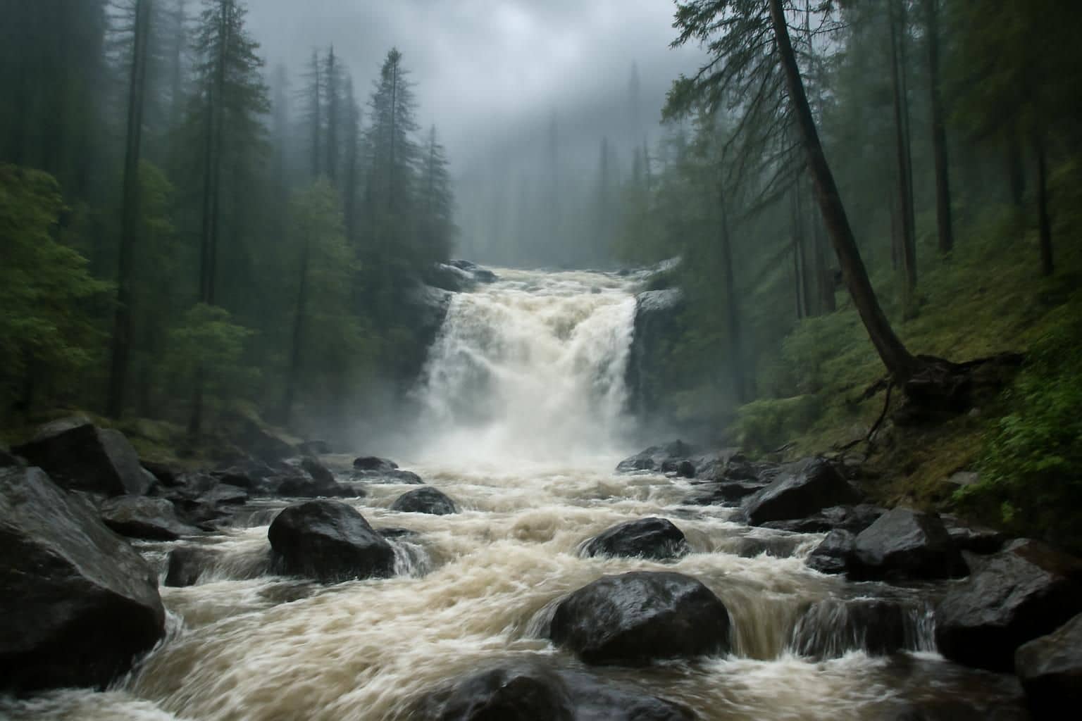 découvrez pourquoi il est crucial de rester vigilant près des cascades après un orage, afin d'éviter les dangers liés aux crues soudaines et aux conditions instables.